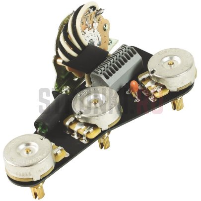 Готовый темброблок для стратокастера ObsidianWire ST Vintage 250k Traditional Vintage Plus (250k CTS + 0.047uf Cap)