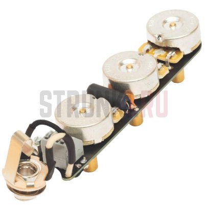Готовый темброблок бас-гитары для Jazz Bass JB Vintage 250k Traditional Vintage for Jazz Bass (250k CTS + 0.047uf Cap)