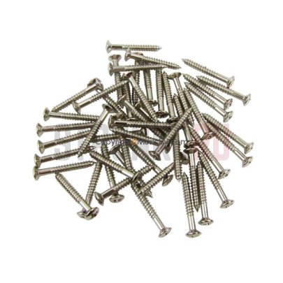 Саморезы для бриджа Musiclily M583 (3 х 22 мм), хром