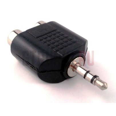 Переходник джек стерео 3,5мм на 2 х тюльпан (мама), PROEL AT128