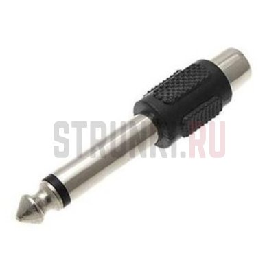 Переходник джек моно 6,3мм на тюльпан (мама), PROEL AT190