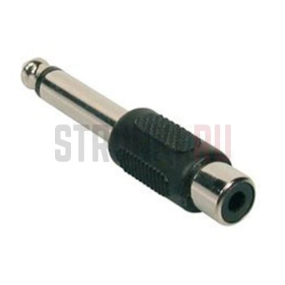 Переходник джек моно 6,3мм на тюльпан (мама), PROEL AT190