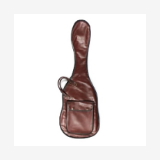 Винтажный кожаный чехол для электрогитары (б/у) Япония (1 категория) коричневый