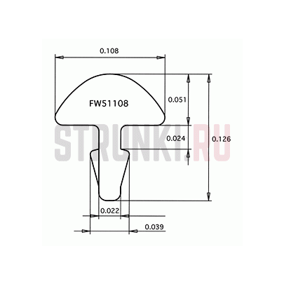 Лады сталь, (ш 2.75 мм, в 1.3 мм) JESCAR FS51108-S