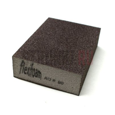 Губка абразивная Flexifoam ABR005 P80 100х70x26мм