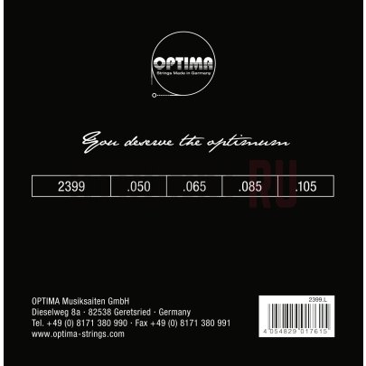 Струны для бас-гитары Optima Bass Guitar 24K Gold 2399.L 50-105