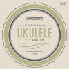 D'ADDARIO UKULELE TITANIUM SOPRANO EJ87S - (28-33-40-29) картинка 2