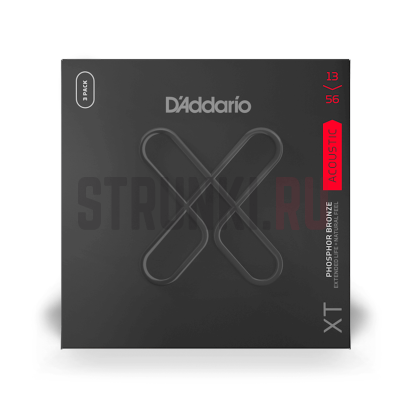 Струны для акустической гитары D'Addario XTAPB1356-3P Phosphor Bronze 13-56