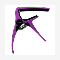 Каподастр для акустической гитары, фиолетовый Aroma AC-20 purple 	