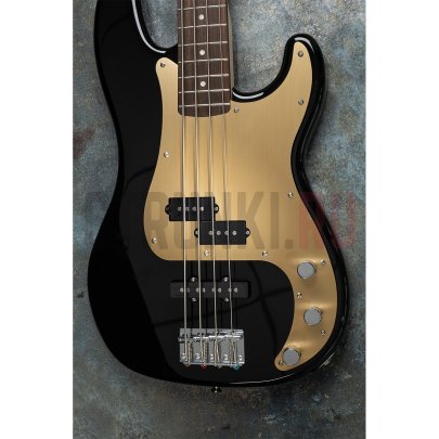 Панель для оригинального Fender Precision Bass US/Mexico, Musiclily MX2381AG, для 4-струнных, золото