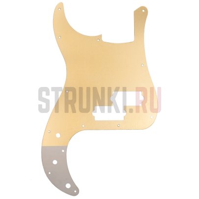 Панель для оригинального Fender Precision Bass US/Mexico, Musiclily MX2381AG, для 4-струнных, золото