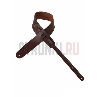 Ремень для гитары кожаный, ChoruS, коричневый