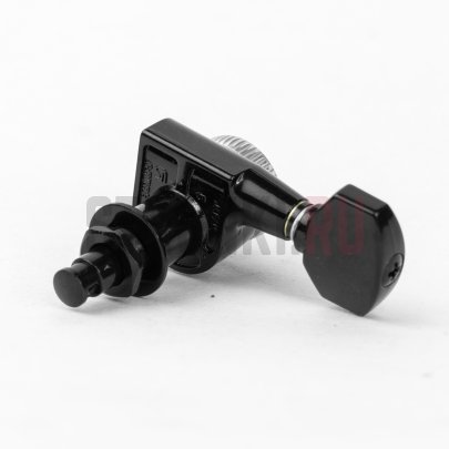 Колок одиночный GOTOH SG381-MGT-07-n, Ex-Long, правый, чёрный