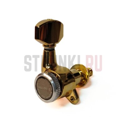 Колок одиночный GOTOH SG381-MGT-07-n, Ex-Long, левый, золотой