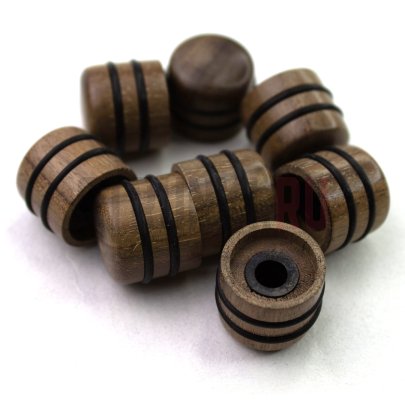 Ручка потенциометра Partsland WPBK-WN, Dome style, метрическая, деревянная