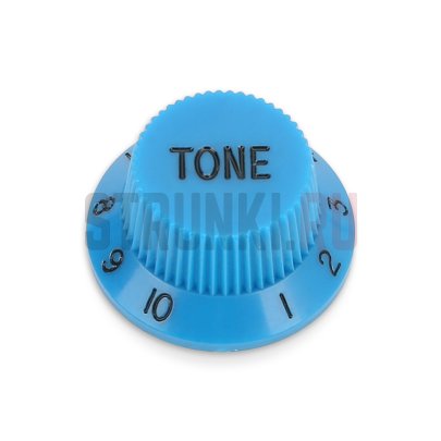 Ручка потенциометра Partsland PST-T-BLUE, Fender style, метрическая, тон, синяя