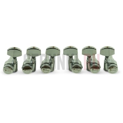 Колки 3+3 Kluson Contemporary Diecast KCDL-3-C, локовые, хром