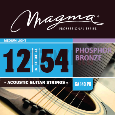 Струны для акустической гитары Magma Strings GA140PB 12-54