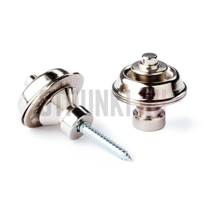 Комплект стреплоков (пара), DUNLOP SLS1501N TRADITIONAL, металлик