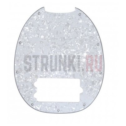 Панель для оригинального Musicman Stingray H, трехслойная, Musiclily MX0772-1, белый перламутр