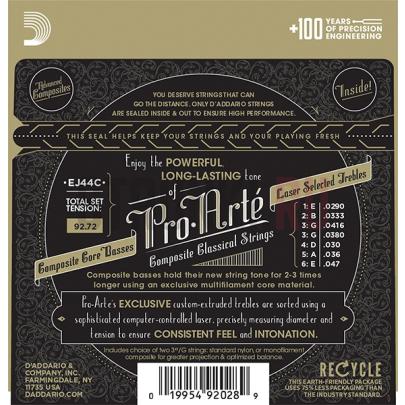 Струны для классической гитары D'Addario EJ44C Composite Pro-Arte 29-45