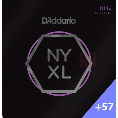 Струны для электрогитары D'Addario NYXL1149 + NYNW057 11-57