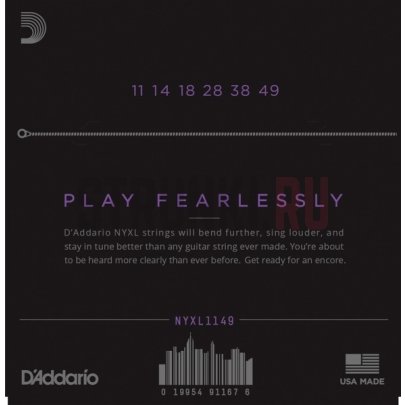 Струны для электрогитары D'Addario NYXL1149 + NYNW057 11-57