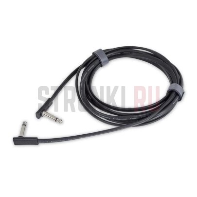 Кабель Rockboard RBO CAB FL 300BLK AA 3м (угловой-угловой)