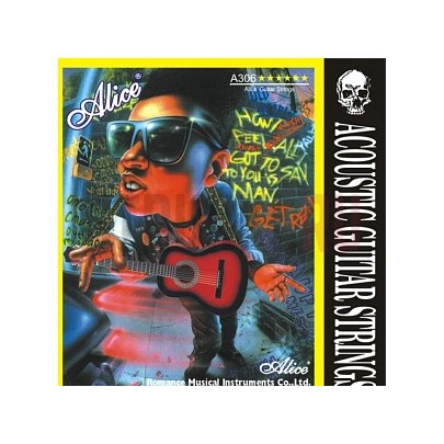 Струны для акустической гитары Alice A306P-SL Super-Light 11-52