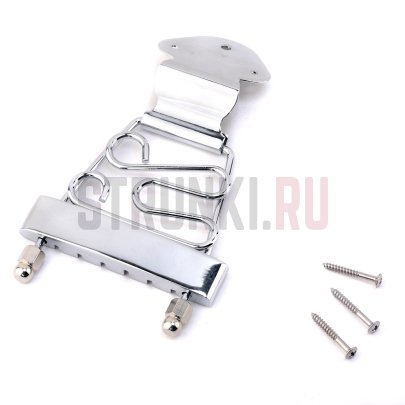 Струнодержатель для полуакустической гитары archtop Musiclily MX1050CR, хром