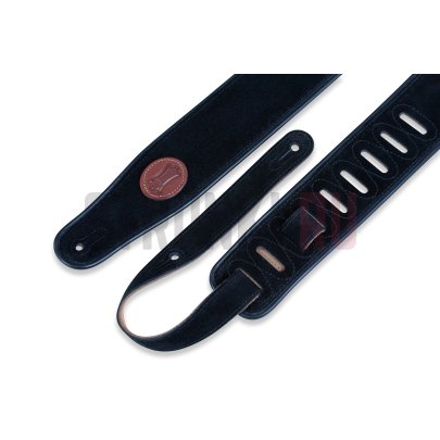 Ремень для гитары, замша, черный, Levy's MSS3-BLK Signature Series