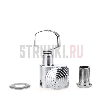 Колки 6 в линию, локовые Musiclily MX1720CR-6 Loking, хром