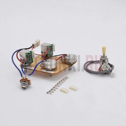 Набор для распайки Les Paul Epiphone Original, 2 push pull, Kit 01, PARTSLAND