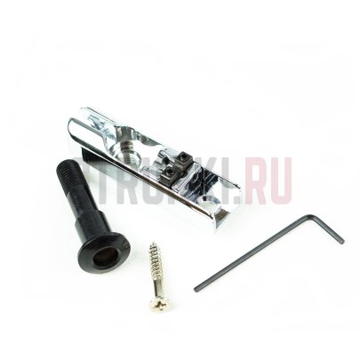 Бридж для 5-струнной бас-гитары HIPSHOT 5A100CL-5, из одиночных бриджей, хром