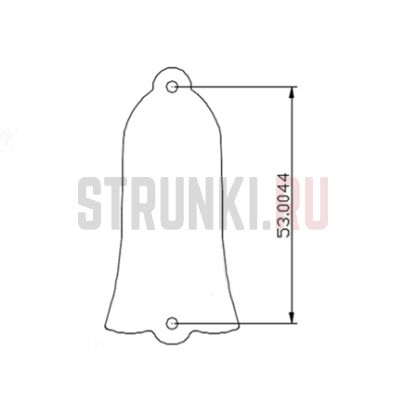 Крышка анкера, палисандр, под Gibson, MusicianWood G0701