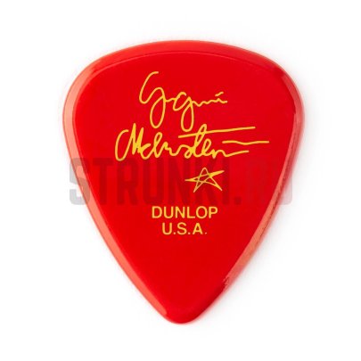 Медиатор Dunlop YJMP02RD Malmsteen Custom Delrin, красный, 2.0 мм, 1 шт.