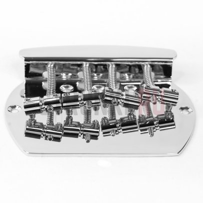 Бридж для 4-струнной бас-гитары PARTSLAND BB-022-CR, хром