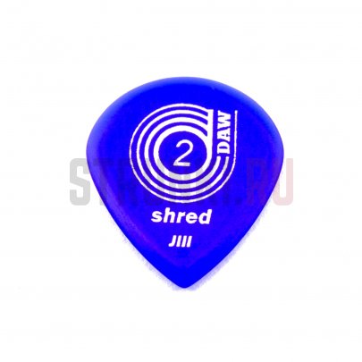 Медиатор DAW MAN SHREDLINE, Jazz III, 2 мм, 1 шт