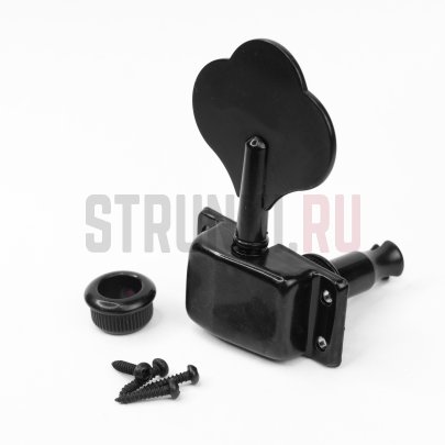 Колки 2+2 для бас-гитары, Paxphil JB128BK (2+2) SET, черные