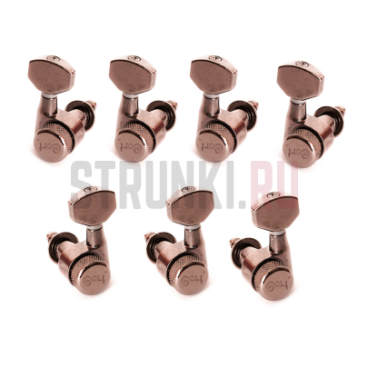 Колки локовые 4+3 Cort MH508, cosmoblack