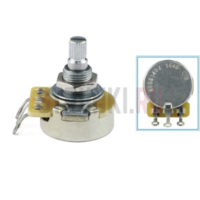 CTS-450S4 потенциометр МЕТРИЧЕСКИЙ B500K, алюминевый шток, резьбовая часть 10мм