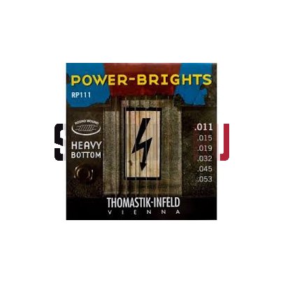 Струны для электрогитары Thomastik-Infeld Power Brights RP111 Heavy Bottom 11-53