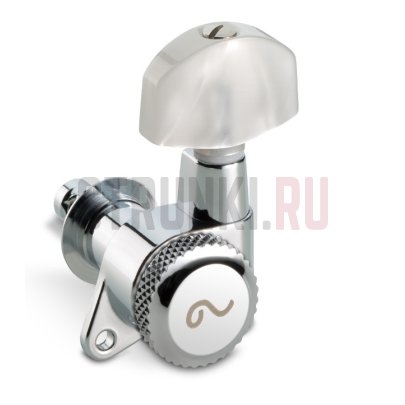 Колок одиночный SCHALLER 10020271.04.52 M6 135, шток 19,5, правый локовый, хром