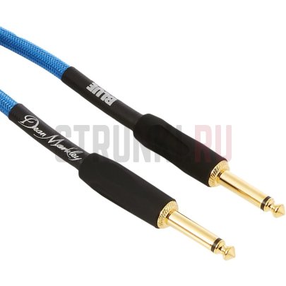 Кабель инструментальный, Dean Markley DMBSIN30S Blue Steel, 9м, прямой-прямой