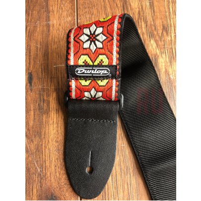Ремень для гитары, Dunlop D67-03RD Jacquard Avalon Red, красный