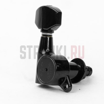 Колок одиночный GOTOH SG381-HAPM-07, fi 1.2, Short, левый, черный