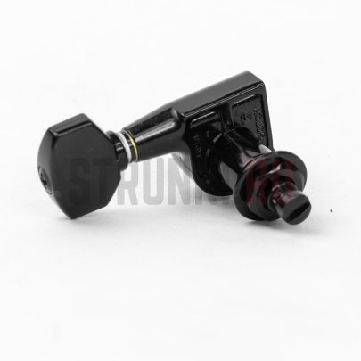 Колок одиночный GOTOH SG381-HAPM-07, fi 1.2, Short, левый, черный