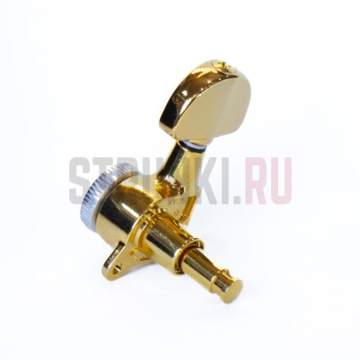 Колок одиночный GOTOH SG381-MGT-20-o, Long, левый, золото