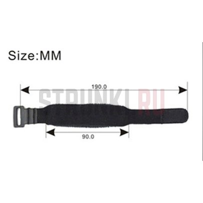 Заглушка демпфер для струн Parts, малая, черная