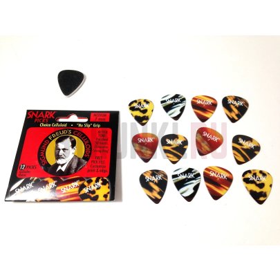 Набор медиаторов Snark 70C, разноцветные, 0.7 мм, упаковка 12 шт.